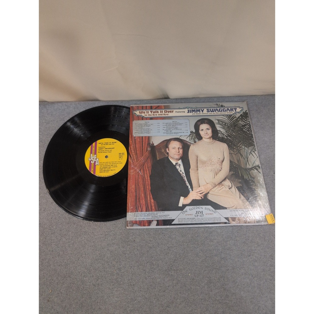 Jimmy Swaggart We'll Talk It Over In The Bye And Bye Vinyl LP Jim Records LP-127 - Picture 2 of 2